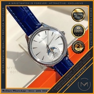 ⚜️SWISS WATCH⚜️ JLC Master Ultral Thin Moon 36mm Silver with Diamond Bezel - Mystic Luxury Automatic