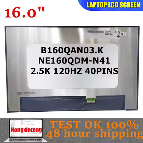 B160QAN03.K FIT NE160QDM-N41 Original NEW 16.0INCH LCD Display Panel Laptop Matrix LED Screen Replac
