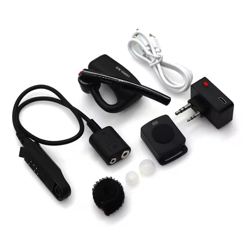 Walkie Talkie Bluetooth PTT Headset Earpiece For Baofeng UV-5R UV-82 A-58 UV-XR UV-5S GT-3WP UV-9R P