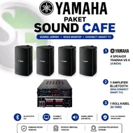 CAFE SOUND PACKAGE, Y a M a H a, VS4 4 INCH | 4 SPEAKERS + BLUETOOTH AMPLIFIERS | CONNECT SMART TV |
