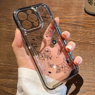 Butterfly sketch full cover anti-yellow Case hp vivo y18 y28 v30e y03 y100 v29e v30 pro v25 y33s v27