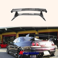 For Nissan Skyline R33 GTR OE Carbon Fiber Spoiler With Bee-R GT Spoiler Blade
