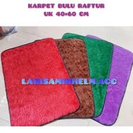 KESET KAKI BULU RAFTUR SUPER LEMBUT ANTI SLIP LARISAMINHELM.ACC MEDAN