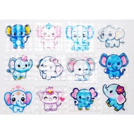 Gajah Edible Rice Stickers Rice Paper Bento Stickers Edible Rice Stickers Edible Stickers
