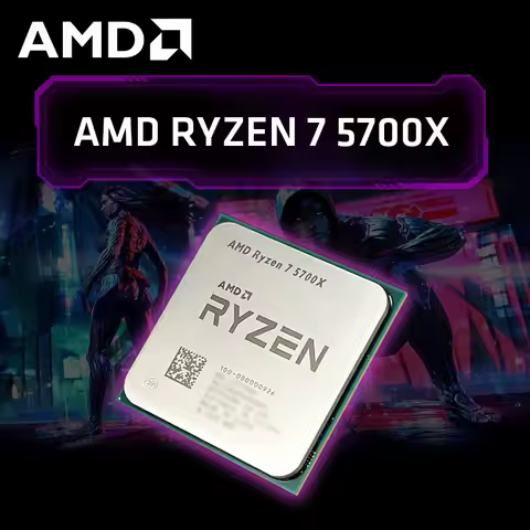 AMD Ryzen 7 5700X 8-Core 16-Thread CPU 4.6GHz AM4 R7 5700X - Without Cooler (3-Yr Warranty)