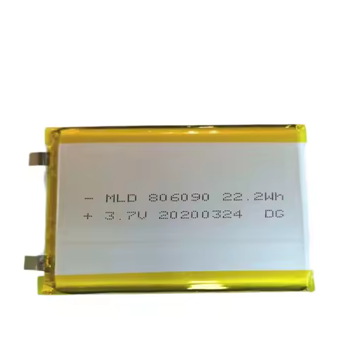 Power Bank Battery 806090 Polymer Lithium Battery 6000mAh 3.7V for Power Bank Energy Storage Equipme