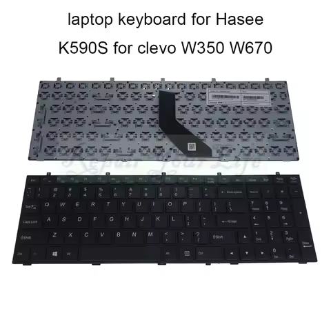 US Notebook PC Keyboard For Hasee K590S K660E For Clevo W350 W370 W670 W350SK W370ET W670SR 6-80-W67