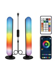 1入組智能LED燈帶，可調顏色，音樂同步，兼容Alexa和Assitant，適用於照明、遊戲燈帶和WiFi應用戶外燈飾