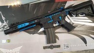 五0兵工 全金屬 M LOK 藍武士單連發電動槍，M4 AR