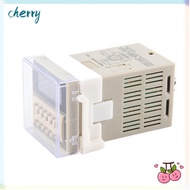 CHERRY Digital Time Relay, 0.01S-9999H DH48S-2Z Time Relay, Precision Timing LCD Display 24VAC/DC DH