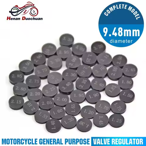 9.48mm Motorcycle Adjustable Valve Gasket Shim Pad For Suzuki DL1000 V-Strom DL 1000 DR-Z400 DRZ400E