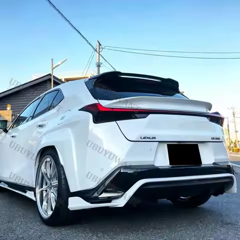 AR Style For LEXUS UX UX200/UX250h/UX260h 2019+ Rear Trunk Lip Carbon Fiber Wing Spoiler Car Styling