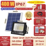 【Beli 1 gratis 1】1000W super terang lampu tenaga surya lampu sorot solar cell otomatis lampu LED lig