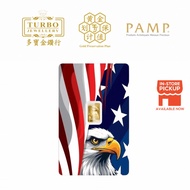TURBO [1GM] PAMP American Eagle 2026 Gold Bar 9999Gold
