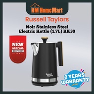 Russell Taylors Noir Stainless Steel Electric kettle RK30 1.7Litre (2 Year Warranty)