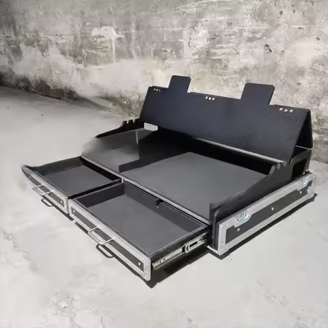 portable adjusting display bracket mixer rack space flight case for Grand MA2 onPC Command & Fader W