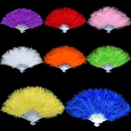 [1120 People Collection] Shengquan Feather Fan, Feather Fan, Feather Fan, Dance Fan, Performance Fan