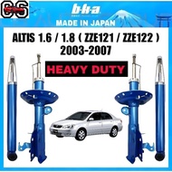 CS BKA JAPAN TOYOTA ALTIS 1.6 / 1.8 ZZE121 / ZZE122 HEAVY DUTY ABSORBER FRONT / REAR SUSPENSION
