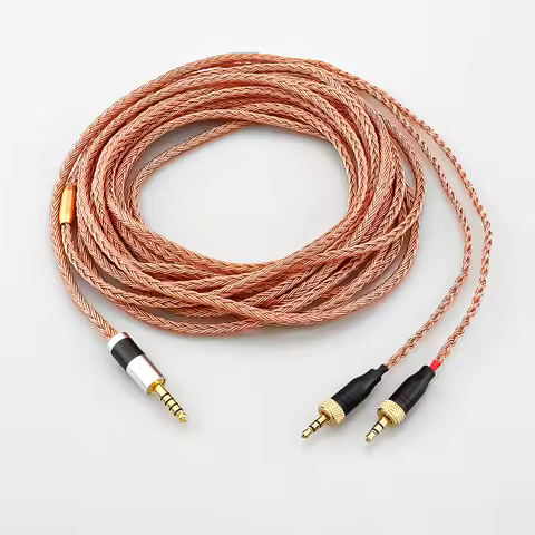 HiFi 2.5mm 3.5mm 4.4mm xlr 16 Core Copper Audio Cable Headphone Upgrade Cable For SONY MDR-Z1R MDR-Z