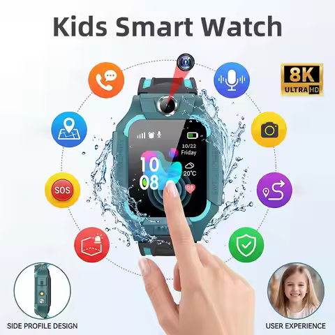 Children Smart Watch SOS GPS Location Sim Card Wireless Call Waterproof Camera Kid Smart Watch Boy G
