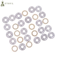 10Sets Thrust Ball Bearing F8-22M 7 F8 22m Inner Diameter 8mm Plane Planar Miniature Axial Ball Bear