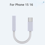 1Pcs Type C to 3.5mm Headphone Adapter for Phone 15 Pro Max Aux Audio Splitter USB C 3.5mm Adapter E