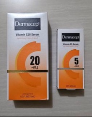 Dermacept Vitamin C20 Serum  C20 純維他命C精華 15ml Dermacept Vitamin C5 Serum  C5 純維他命C精華 12ml