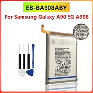 แบตเตอรี่แท้ SAMSUNG Galaxy A90 5G A908 EB-BA908ABY 4400mAh   แถมอุปกรร์ซ่อมไขควง  รับประกัน 6  เดือ