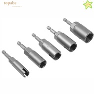 GORROS Wing Nut Driver Slot, Steel H10/12/14/16/18 Butterfly Bolt Socket Sleeve, Professional H11/13