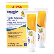 [Hàng Mỹ chính hãng] 2 Pack Equate First Aid Antibiotic Ointment 2 Oz 2 Ct -Combo 2tuýp x 28gram