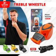 Speeds Whistle Referee Pluit Treble Whistle Sports Soccer Volleyball Periwitan Sport Referee 120db Lanyard Strap 007-17