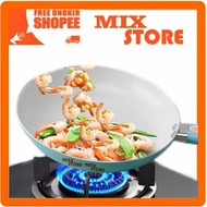 24cm Non-Stick Ceramic Teflon pan/Induction Cooker Frying pan/Premium Ceramic Fry pan