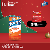 Scott's Vitamin C Orange Pastilles 50s with FREE Stresstabs 8s