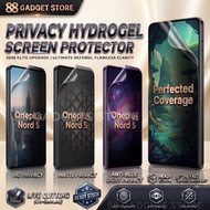 Hydrogel Privacy Screen Protector for Oneplus Nord 4 / CE 5 / 4 / 4 Lite 5G / 3 5G / CE 3 Lite 5G