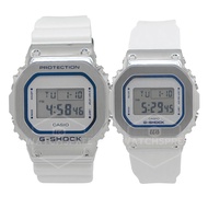 [Watchspree] Casio G-Shock &amp; G-Shock for Ladies Metal-Clad Couple Watches GMS5600LC-7D / GM5600LC-7D [Couple Watch Set]