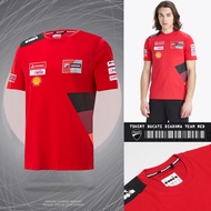 MERAH Red DUCATI VINTAGE Shirt/PREMIUM T-Shirt DUCATI DIADORA TEAM RED/TSHIRT DUCATI DIADORA TEAM/TS