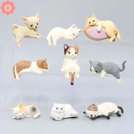 Creative Funny 3D DIY Doll Cartoon Kitten Resin Accessories Cat  Decoration Cat Refrigerator Sticke 