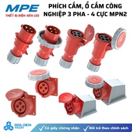 [MPE] 3-phase - 4-pole industrial plug and socket MPN2