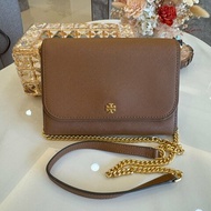 *SHIHNA名牌精品* Tory Burch Emerson 焦糖色 WOC斜背包
