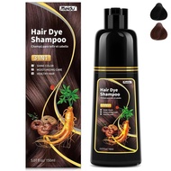 MEIDUDarkBrownHairDyeShampoo3in1forWomenMen,Semi-PermanentHairColorShampoo,Lasts30Days(5.07Oz) TCFM 
