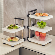 日本暢銷 - 多層落地式三角收納架 廚房衛生間家用鍋具置物架 - 三層