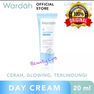 Wardah 1 Paket Lengkap Glowing Ori BPOM / Wardah Lightening Wardah Paket Siang Malam  20 ml Original 100%