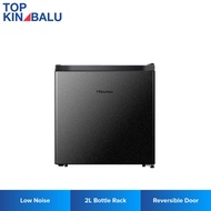 [SABAH ONLY] HISENSE 60L RR60D4ABN (BLACK) MINI BAR FRIDGE