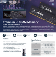 Klevv DDR4 Hynix Chips DDR4 3200 UDimm Deskop Memory
