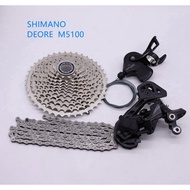 SHIMANO DEORE M5120 M5100 Groupset MTB Mountain Bike Group set 1x11S -Speed Rear Derailleur Shift Lever Casstte 11-42T HG601