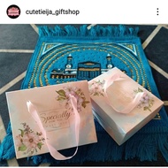 🎁SEJADAH MUKA+BOX🎁 DOORGIFT BERGUNA❤️KOTAK CANTIK🥰