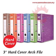 Hard Cover Colour Arch File 3 inch | Lever Arch File | K2 Color Arch File | Hard Cover File | Colour