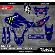 DECAL WR 155 R FULL BODY SUPERGLOSSY STIKER WR 155 DESAIN MONSTER ENERGY SIMPEL MINIMALIS BY HALUXCY
