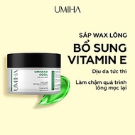 Sáp wax lông lạnh UMIHA 95gr dùng cho wax lông Nách, Chân, Tay, Body an toàn hiệu quả