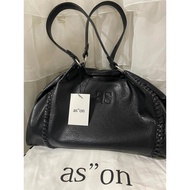 Korea ason Bag 24FW Leather mini Motorcycle Shoulder Armpit Bag Large Capacity Handbag New Style